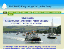 Tablet Screenshot of kingsbridgesalcombeferry.co.uk